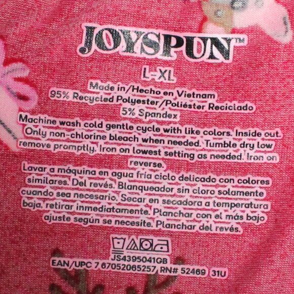 Joyspun L-XL Large - XLarge Short Sleeve Dogs & Cats Christmas Gown With Pockets - Picture 5 of 12